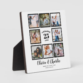 Placa Expositora Personalizado de foto de aniversario de Boda de pa