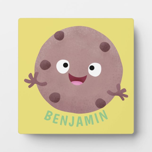 Placa Expositora Personalizado de galleta de chocolate inteligente (Frente)