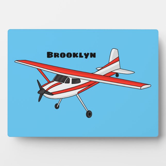 Placa Expositora Personalizado de la aeronave de engranajes de tric (Frente)