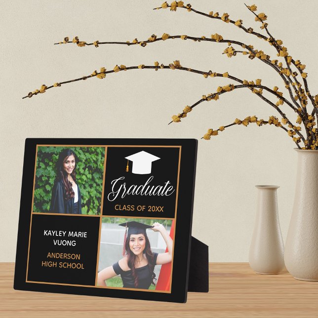 Placa Expositora Personalizado de moda Graduado Foto Graduación de  (Subido por el creador)