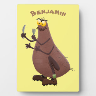 Placa Expositora Personalizado de pulgas fea hambrienta