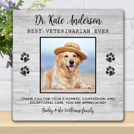 Placa Expositora Personalizado de regalo veterinario Mascota de per