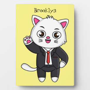 Placa Expositora Personalizado de traje de negocios