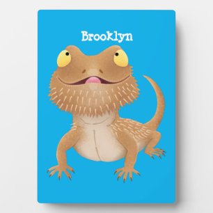 Placa Expositora Personalizado del lagarto de dragón barbudo