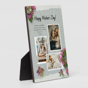 Placa Expositora Personalizado Día de la Madre de fotografía ama a