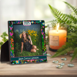 Placa Expositora Personalizado exclusivo de graduación floral Styli