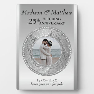 Placa Expositora Personalizado Foto Plata Antecedentes Plaque