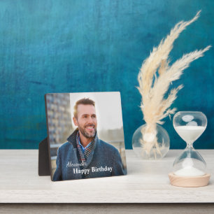 Placa Expositora Personalizado fotográfico de cumpleaños