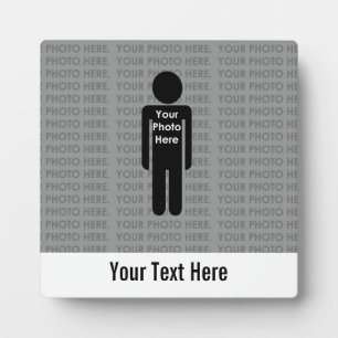 Placa Expositora Personalizado Fotográfico y texto aquí