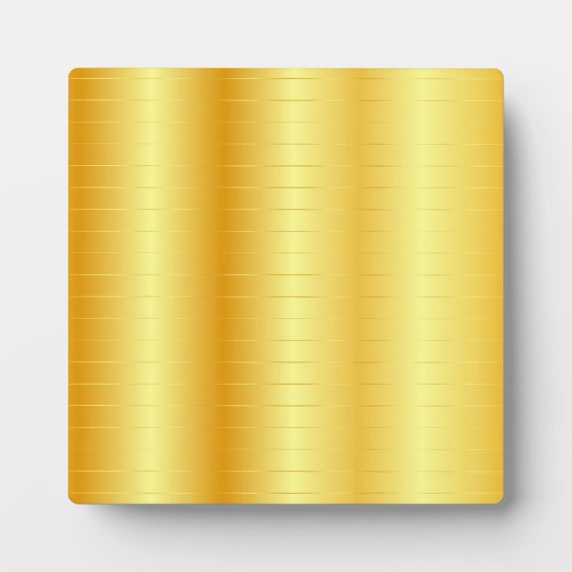Placa Expositora Personalizado Gold Look Elegant Trendy Template Cl (Frente)