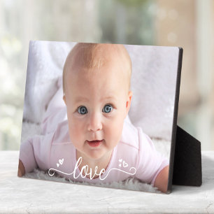 Placa Expositora Personalizado Keepsake DIY de Baby Photo Love Call