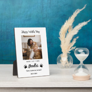 Placa Expositora Personalizado Mamá Perro con Nombre Personalizado 