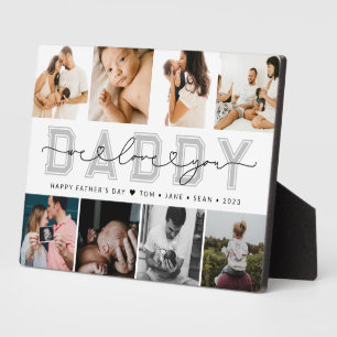 Placa Expositora Personalizado moderna Collage de fotos del Día del