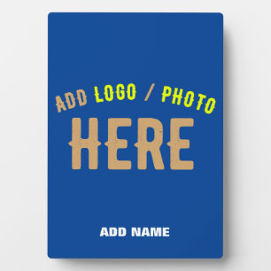 PLACA EXPOSITORA PERSONALIZADO MODERNO ELEGANTE COBALT VERIFICADO A