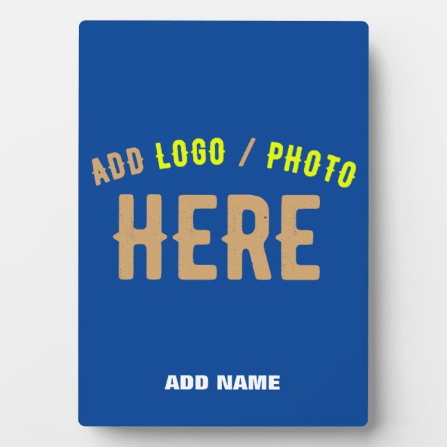 PLACA EXPOSITORA PERSONALIZADO MODERNO ELEGANTE COBALT VERIFICADO A (Frente)