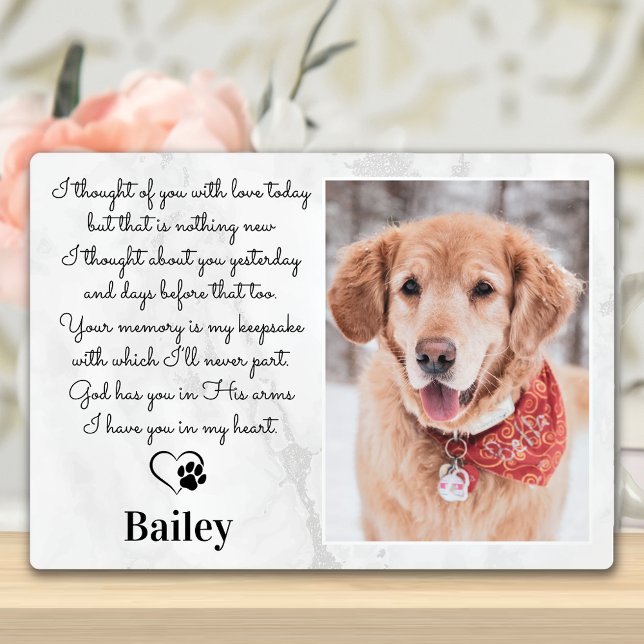 Placa Expositora Personalizado Perro Memorial Regalo Mascota Pérdid (Subido por el creador)