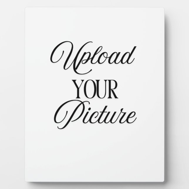 Placa Expositora Personalizado Photo Keepsake Plaque (Frente)