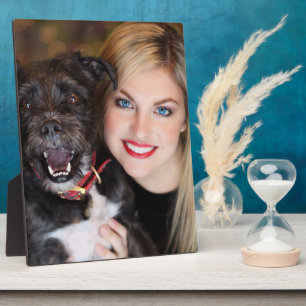 Placa Expositora Personalizado Photo Mom y Dog