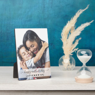 Placa Expositora Personalizado Photo Script Happy Mothers Day