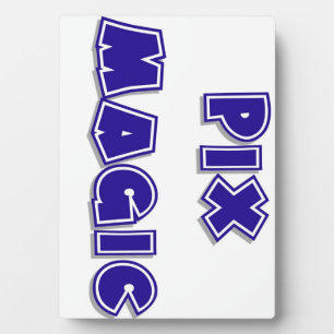 Placa Expositora Personalizado PixMagic Foto con caballete 7x5