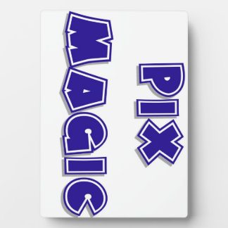 Placa Expositora Personalizado PixMagic Foto con caballete 7x5