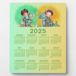 Placa Expositora Personalizado Quirky Boy & Dinosaur