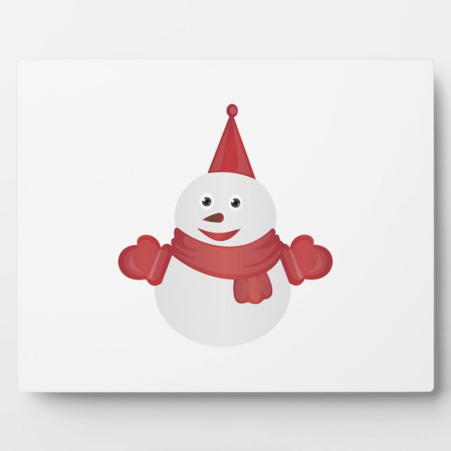 Placa Expositora Personalizado Snowman (Frente)