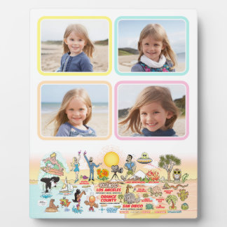 Placa Expositora Personalizado SoCal 8x10 - 4 hacia arriba