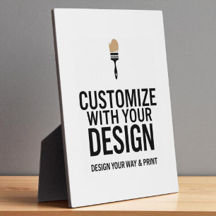 Placa Expositora Personalizados Minimalistas con Marca de Empresa P