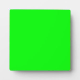 Placa Expositora Personalizar De Color De Neón De Fluo Verde Esto!