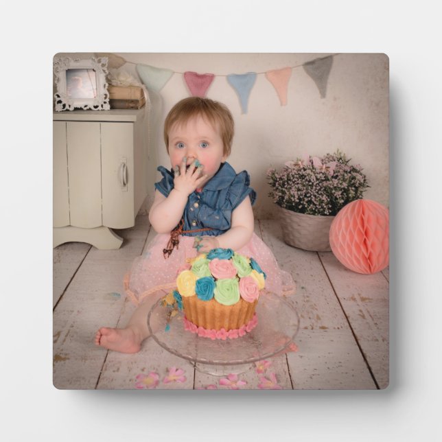 Placa Expositora Personalized Birthday Photo Frame (Frente)