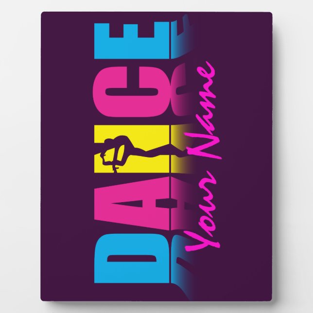 Placa Expositora Personalized Dance Dancer (Frente)