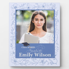 Placa Expositora Personalized Graduation Photo Keepsake Gift