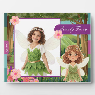 Placa Expositora Personalized Lovely Fairy Tabletop Photo