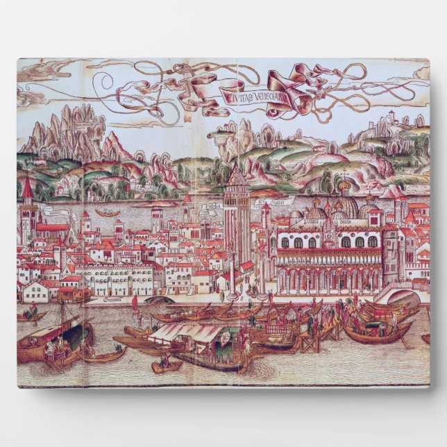 Placa Expositora Perspectiva de Venecia (detalle) de 'Opusculu (Frente)