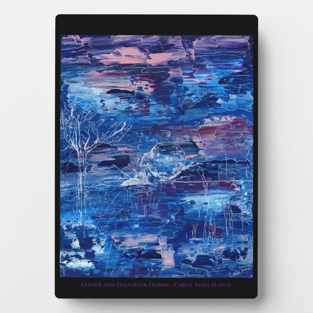 Placa Expositora Pesca de padre y hija (Frente)