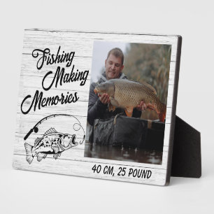 Placa Expositora Pesca de pescadores Recuerdos Día del Padre