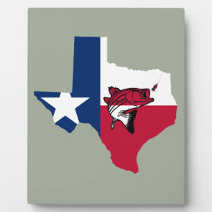 Placa Expositora Pesca de Texas