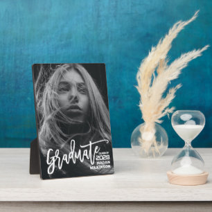 Placa Expositora Pestaña de graduación Minimalista caligrafía moder