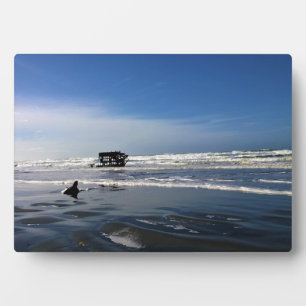 Placa Expositora Peter Iredale Shipwreck, costa de Oregón