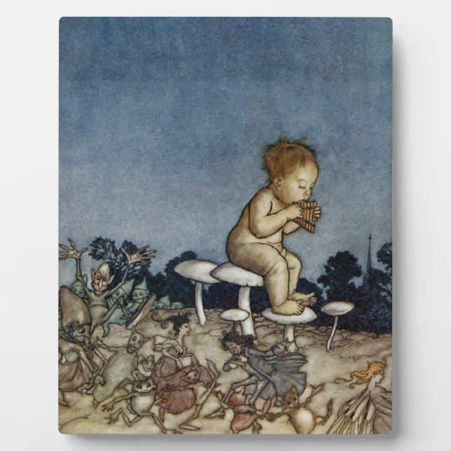 Placa Expositora Peter Tocó Su Flauta (Frente)