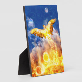 Placa Expositora Phoenix Bird RISE POR ENCIMA DE SUS PROBLEMAS