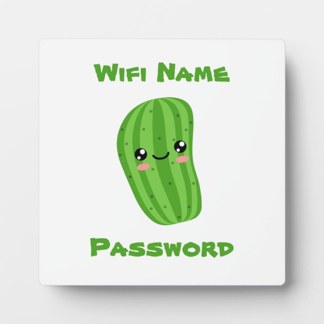 Placa Expositora Pickle Password (Frente)