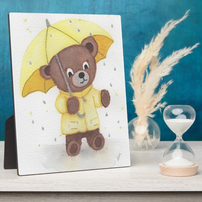 Placa Expositora Pie de oso en la lluvia (Lado)