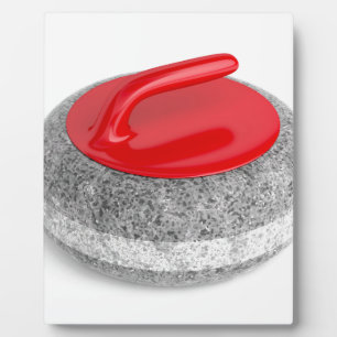 Placa Expositora Piedra curvadora en blanco