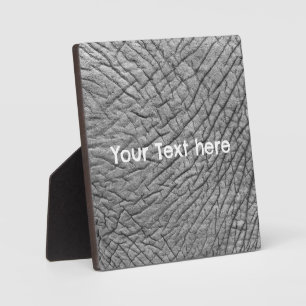 Placa Expositora Piel elefante personalizada