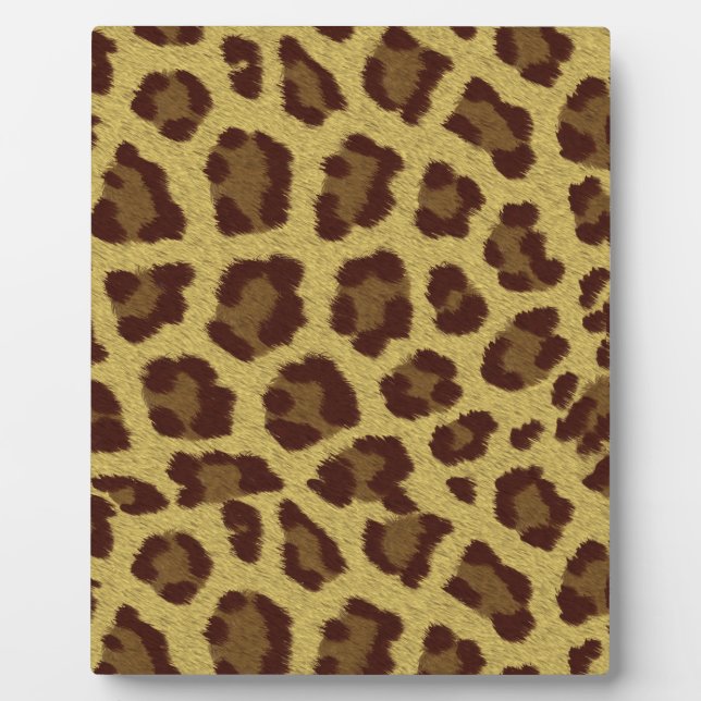 Placa Expositora Piel leopardo (Frente)
