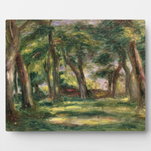 Placa Expositora Pierre A Renoir   Árboles