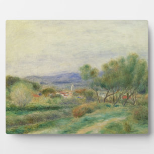 Placa Expositora Pierre A Renoir   Vista de La Seyne, Provenza