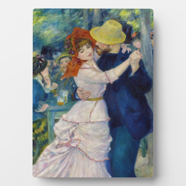 Placa Expositora Pierre-Auguste Renoir - Baile en Bougival (Frente)